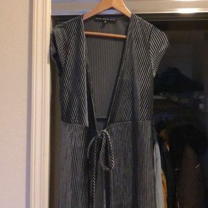 New with tags velvet wrap dress